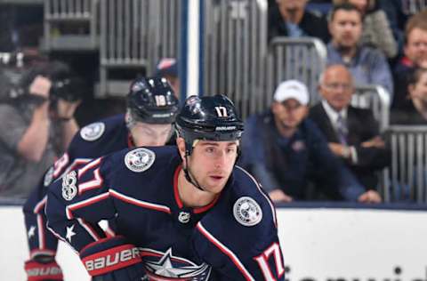 COLUMBUS, OH – OCTOBER 27: Brandon Dubinsky