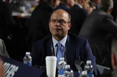 CHICAGO, IL – JUNE 24: General manager Peter Chiarelli of the Edmonton Oilers looks on during the 2017 NHL Draft at United Center on June 24, 2017 in Chicago, Illinois. (Photo by Dave Sandford/NHLI via Getty Images)