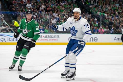 Oct 26, 2023; Dallas, Texas, USA; Ryan Reaves. Mandatory Credit: Jerome Miron-USA TODAY Sports