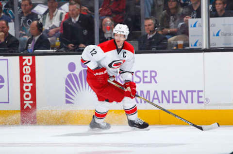 Eric Staal, Carolina Hurricanes (Photo by Rocky W. Widner/NHL/Getty Images)