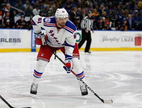 Dec 1, 2016; Buffalo, NY, USA; New York Rangers right wing 