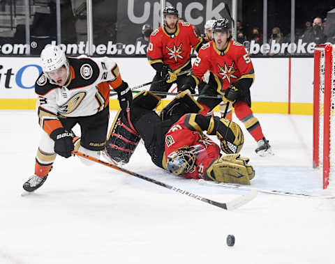 Marc-Andre Fleury #29 of the Vegas Golden Knights. (Photo by Ethan Miller/Getty Images)