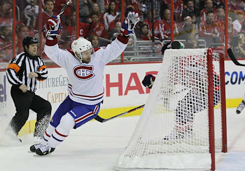 Dominic Moore #42, Montreal Canadiens (Photo by Bruce Bennett/Getty Images)