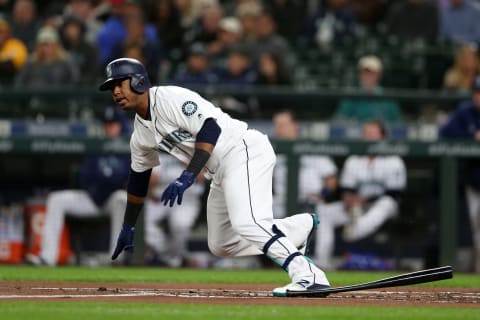 SEATTLE – SEPTEMBER 24: Jeean Segura #2 of the Seattle Mariners bats during the game against the Oakland Athletics at Safeco Field on September 24, 2018 in Seattle, Washington. The Athletics defeated the Mariners 7-3. (Photo by Roob Leiter/MLB Photos via Getty Images)