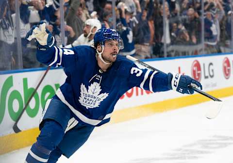 May 10, 2022; Toronto, Ontario, CAN; Toronto Maple Leafs center Auston Matthews (34)   Credit: Nick Turchiaro-USA TODAY Sports