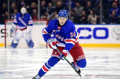 Kaapo Kakko. (Photo by Emilee Chinn/Getty Images)