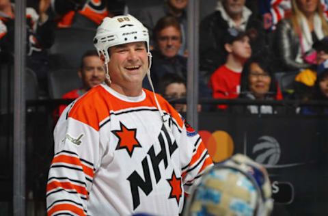 TORONTO, ON – NOVEMBER 13: Eric Lindros #88 skates during the 2016 Hockey hall of Fame Legends Classic game at the Air Canada Centre on November 13, 2016 in Toronto, Canada. (Photo by Bruce Bennett/Getty Images)