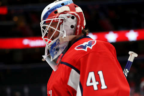 Vitek Vanecek, Washington Capitals (Photo by Rob Carr/Getty Images)