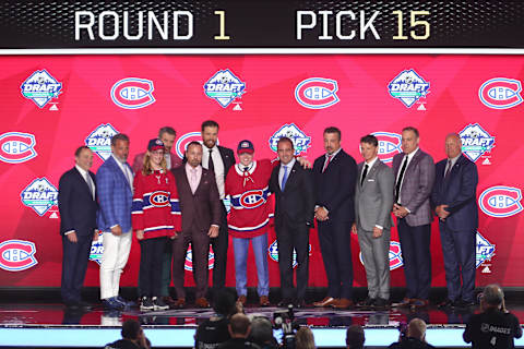 VANCOUVER, BC – JUNE 21: Cole Caufield Montreal Canadiens (Photo by Devin Manky/Icon Sportswire via Getty Images)