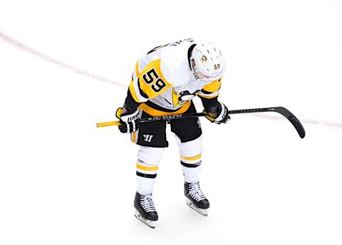 Kris Letang #58 of the Pittsburgh Penguins (Photo by Andre Ringuette/Freestyle Photo/Getty Images)