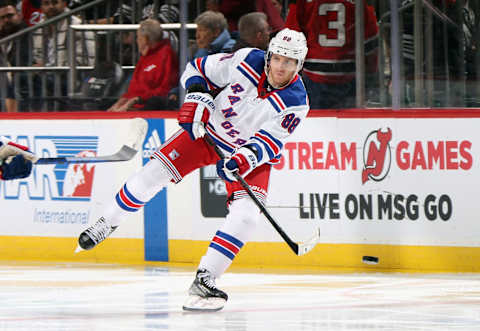 Patrick Kane #88 of the New York Rangers (Photo by Bruce Bennett/Getty Images)