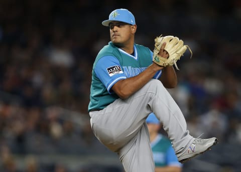 Pazos is the lefty reliever the Phillies acquired with Segura. Photo by Rich Schultz/Getty Images.