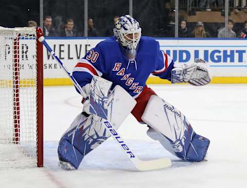 Henrik Lundqvist #30 of the New York Rangers.(Photo by Bruce Bennett/Getty Images)