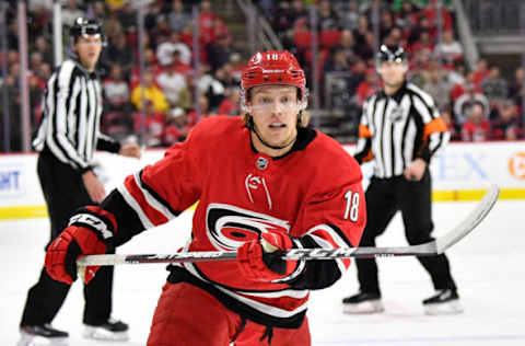 Ryan Dzingel, Carolina Hurricanes. (Photo by Grant Halverson/Getty Images)