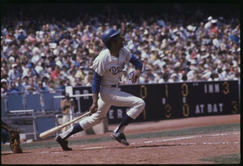 (Original Caption) Los Angeles, California: If the Dodgers get into the playoffs, one of the big reasons will be the hitting and fielding of Willie Davis. Willie Davis, speedy Dodgers’ center fielder, among the league’s top ten hitters with a .311 average through the 9/28 game, has 197 hits in 156 games.