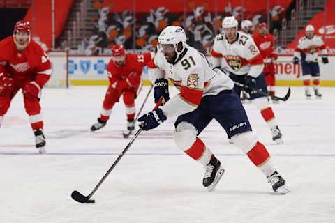 Anthony Duclair #91 of the Florida Panthers. (Photo by Gregory Shamus/Getty Images)