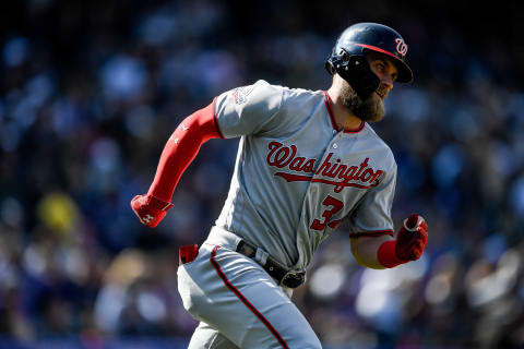 It may be a race to the Phillies for Harper and Machado. Photo by Dustin Bradford/Getty Images.