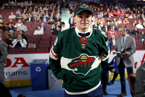 Vladislav Firstov, Minnesota Wild. (Photo by Bruce Bennett/Getty Images)