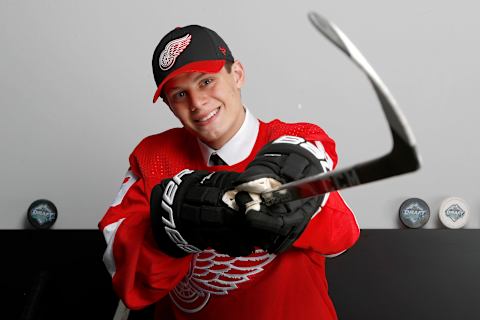 Robert Mastrosimone, Detroit Red Wings. (Photo by Kevin Light/Getty Images)