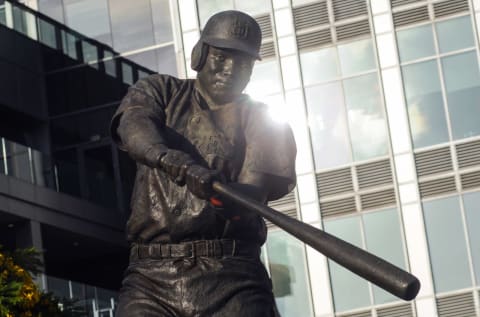 SAN DIEGO, CA – JUNE 26: A statue memorializing and celebrating Hall of Famer Tony Gwynn, Sr.’s life and career as a San Diego Padre at Petco Park on June 26, 2014 in San Diego, California. (Photo by Kent C. Horner/Getty Images)