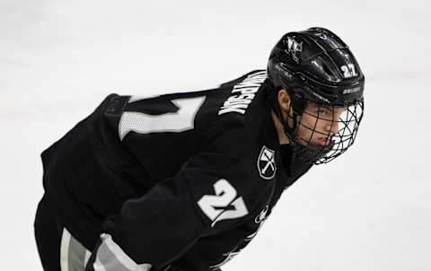 Tyce Thompson #27 of the Providence College Friars. (Photo by Richard T Gagnon/Getty Images)