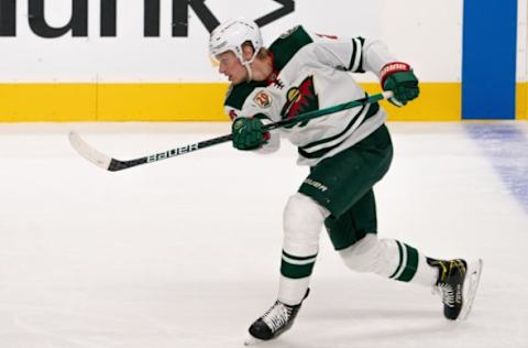 Nick Bjugstad #27, Minnesota Wild Mandatory Credit: Stan Szeto-USA TODAY Sports