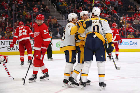 Filip Forsberg #9 of the Nashville Predators (Photo by Gregory Shamus/Getty Images)