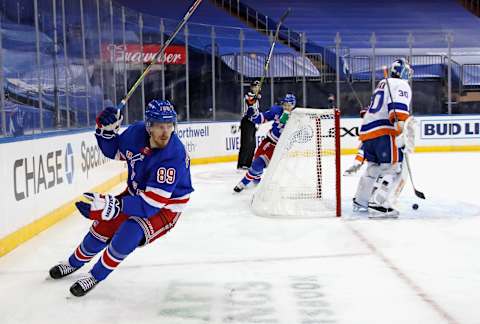 Pavel Buchnevich #89 of the New York Rangers. (Photo by Bruce Bennett/Getty Images)