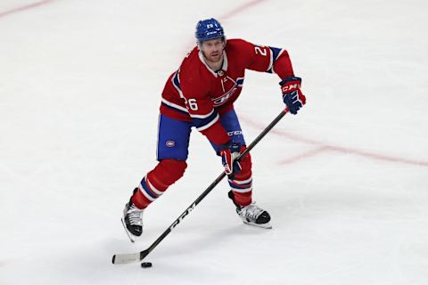 Apr 21, 2022; Montreal, Quebec, CAN; Montreal Canadiens defenseman Jeff Petry. Mandatory Credit: Jean-Yves Ahern-USA TODAY Sports