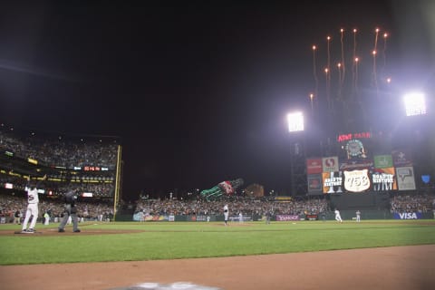 SAN FRANCISCO – AUGUST 07: Barry Bonds