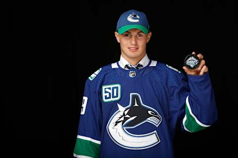 Nils Hoglander, Vancouver Canucks (Photo by Kevin Light/Getty Images)