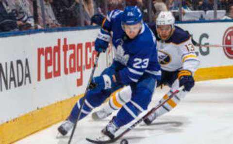 TORONTO, ON – MARCH 26: Travis Dermott