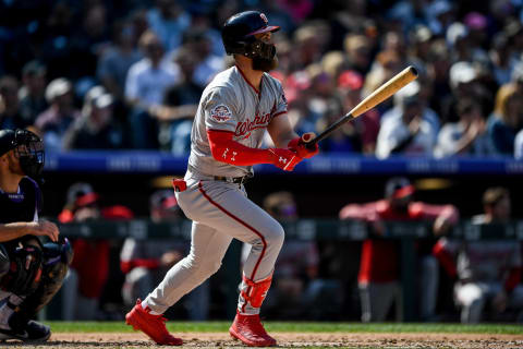 If Kapler slots Realmuto in the two hole, Harper and Hoskins could bat fourth and fifth respectively. Photo by Dustin Bradford/Getty Images.