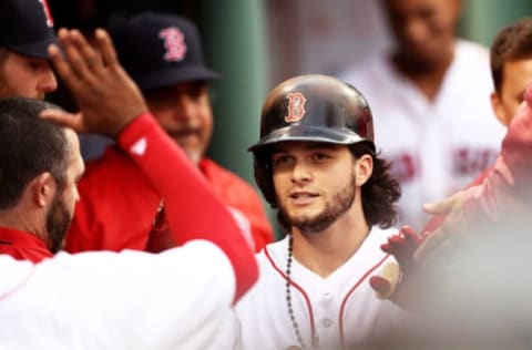 BOSTON, MA – AUGUST 14: Andrew Benintendi