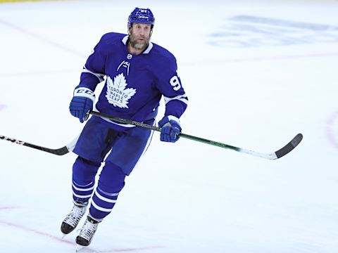 TORONTO, ON – JANUARY 13: Joe Thornton #97 of the Toronto Maple Leafs   (Photo by Claus Andersen/Getty Images)