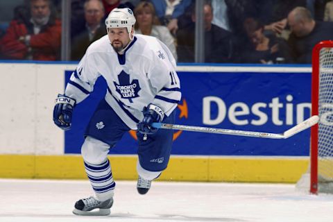 Owen Nolan, Toronto Maple Leafs (Photo By Dave Sandford/Getty Images/NHLI)