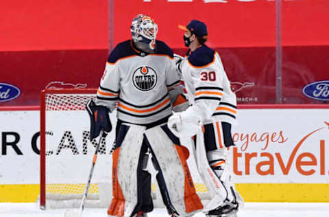 Mike Smith #41, Edmonton Oilers Mandatory Credit: Eric Bolte-USA TODAY Sports