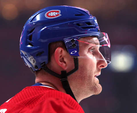 Oct 17, 2018; Montreal, Quebec, CAN; Montreal Canadiens defenseman Karl Alzner. Mandatory Credit: Jean-Yves Ahern-USA TODAY Sports