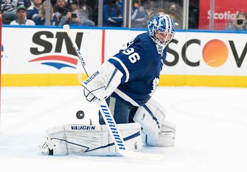 May 14, 2022; Toronto, Ontario, CAN; Toronto Maple Leafs goaltender Jack Campbell (36 . Mandatory Credit: Nick Turchiaro-USA TODAY Sports