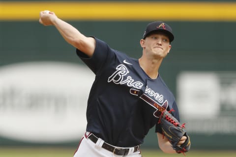 Mike Siroka of the Atlanta Braves. (Photo by Michael Reaves/Getty Images)