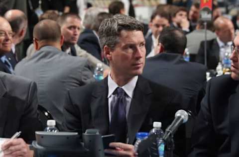 PITTSBURGH, PA – JUNE 23: Chuck Fletcher of the Minnesota Wild attends day two of the 2012 NHL Entry Draft at Consol Energy Center on June 23, 2012 in Pittsburgh, Pennsylvania. (Photo by Bruce Bennett/Getty Images)