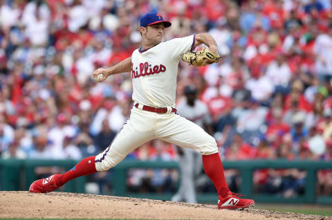 If Robertson excels in the final two months of the season, will the Phillies exercise his club option? Photo by G Fiume/Getty Images.