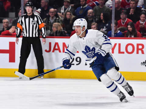 Andreas Johnsson #18 of the Toronto Maple Leafs (Photo by Minas Panagiotakis/Getty Images)