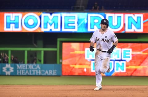 Miami Marlins catcher J.T. Realmuto