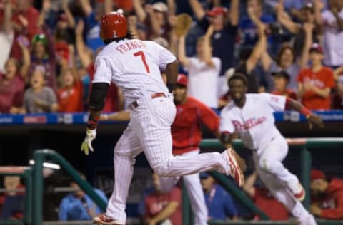 Fans Will Be Expecting More Clutch Hits This Year from Franco. Photo by Bill Streicher – USA TODAY Sports.