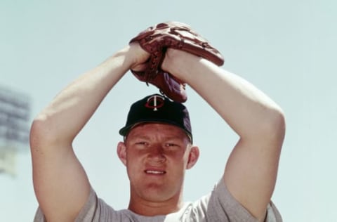 UNDATED: Jim Kaat #36 of the Minnesota Twins poses for a portrait. Kaat played for the Twins from 1961-1973. (Photo by Louis Requena/MLB Photos via Getty Images)