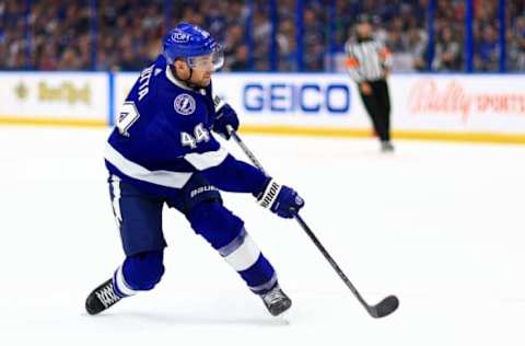 Jan Rutta #44, Tampa Bay Lightning (Photo by Mike Ehrmann/Getty Images)