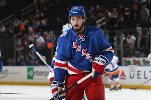 NEW YORK, NY – MARCH 22: Mika Zibanejad