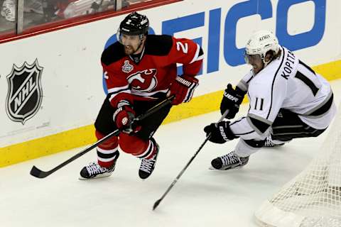 Marek Zidlicky of the New Jersey Devils. (Photo by Jim McIsaac/Getty Images)