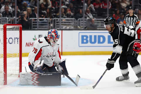 Charlie Lindgren, Washington Capitals Mandatory Credit: Kiyoshi Mio-USA TODAY Sports.